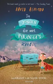 Omslag van De jongen die met piranha's zwom