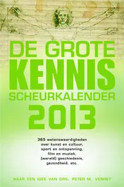 Omslag van De grote kennisscheurkalender 2013