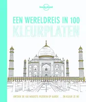 Omslag van Een wereldreis in 100 kleurplaten