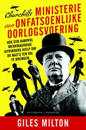Omslag van Churchills ministerie van onfatsoenlijke oorlogsvoering