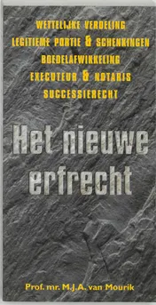 Omslag van Het nieuwe erfrecht