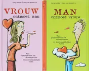 Omslag van Vrouw ontmoet man / Man ontmoet vrouw Dubbelboek met rits