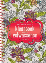 Omslag van Het enige echte kleurboek voor volwassenen op reis