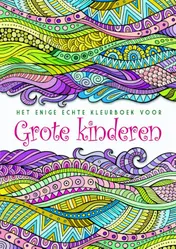 Omslag van Het enige echte kleurboek voor grote kinderen