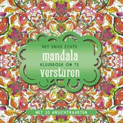 Omslag van Het enige echte mandalakleurboek om te versturen