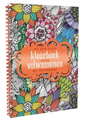 Omslag van Het enige echte kleurboek voor volwassenen met een ringband