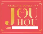 Omslag van Waarom ik zoveel van jou hou