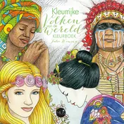 Omslag van Kleurrijke volken van de wereld kleurboek