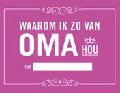 Omslag van Waarom ik zo van oma hou