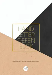Omslag van Handletter oefenblok