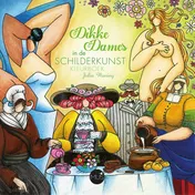 Omslag van Dikke Dames in de schilderkunst kleurboek