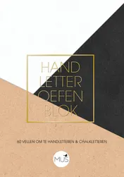 Omslag van Handletter oefenblok - A5