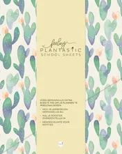 Omslag van Feeling Plantastic SCHOOL SHEETS