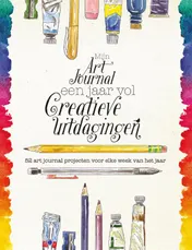 Omslag van Mijn art journal een jaar vol creatieve uitdagingen