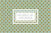 Omslag van Een doosje vol complimenten