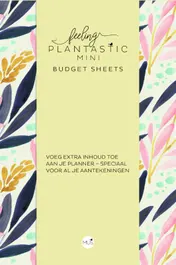 Omslag van Budget sheets MINI - Feeling Plantastic