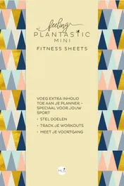 Omslag van Feeling Plantastic mini Fitness Sheets