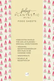 Omslag van Feeling Plantastic mini Food Sheets