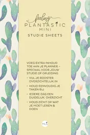 Omslag van Feeling Plantastic mini Studie Sheets