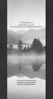 Omslag van Fernweh Travel Notebook Black