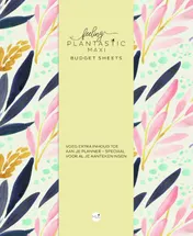 Omslag van Budget sheets MAXI - Feeling Plantastic