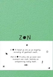 Omslag van Zon