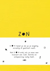 Omslag van Zon