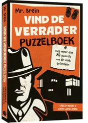Omslag van Mr. Brein vind de verrader puzzelboek