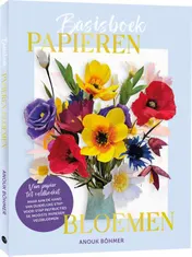 Omslag van Basisboek papieren bloemen