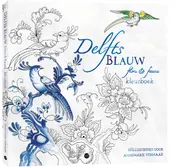 Omslag van Delfts Blauw flora & fauna kleurboek
