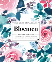 Omslag van Stap-voor-stap aquarel: Bloemen