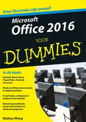 Omslag van Microsoft Office 2016 voor Dummies