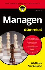 Omslag van Managen voor Dummies