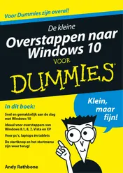 Omslag van De kleine overstappen naar Windows 10 voor Dummies