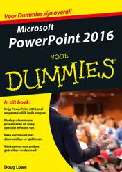 Omslag van Microsoft PowerPoint 2016 voor Dummies