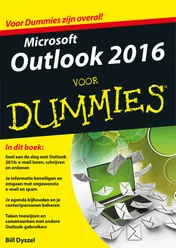 Omslag van Microsoft Outlook 2016 voor Dummies