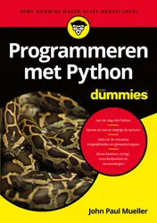 Omslag van Programmeren met Python voor Dummies