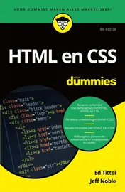 Omslag van HTML en CSS voor Dummies