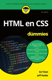 Omslag van HTML en CSS voor Dummies