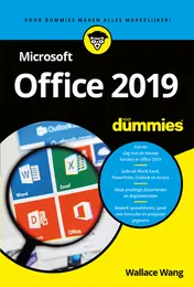 Omslag van Microsoft Office 2019 voor Dummies