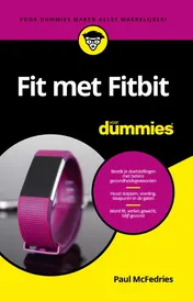 Omslag van Fit met Fitbit voor Dummies