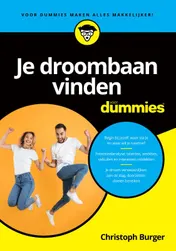 Omslag van Je droombaan vinden voor Dummies