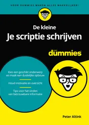 Omslag van De kleine Je scriptie schrijven voor Dummies