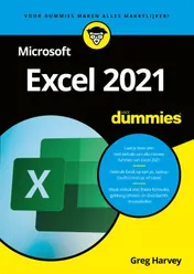 Omslag van Microsoft Excel 2021 voor Dummies