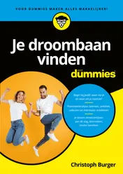 Omslag van Je droombaan vinden voor Dummies