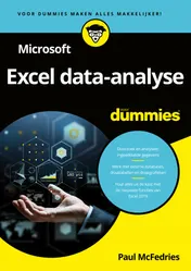 Omslag van Microsoft Excel data-analyse voor Dummies