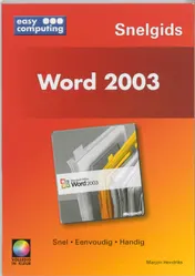Omslag van Snelgids Word 2003