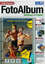 Omslag van Printpakket Fotoalbum software en papier