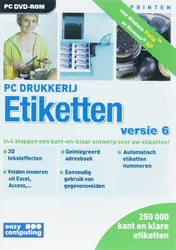 Omslag van PC Drukkerij Etiketten versie 6