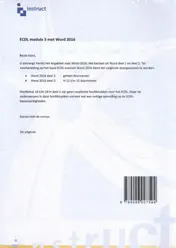 Omslag van ECDL mod.3, Word2016